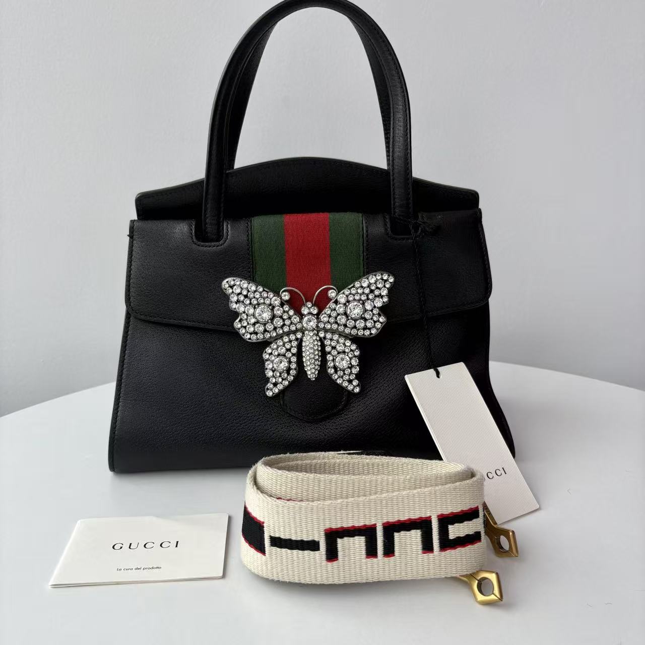 【#461】Pre-owned GUCCI Totem Medium Size Calfskin Tote Bags BJ1101604038 
