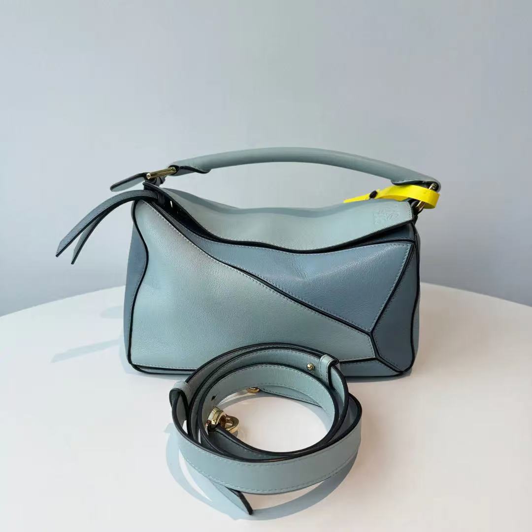 【#496】Pre-owned Loewe Puzzle Small Size Calfskin Tote Bags BJ110990406 