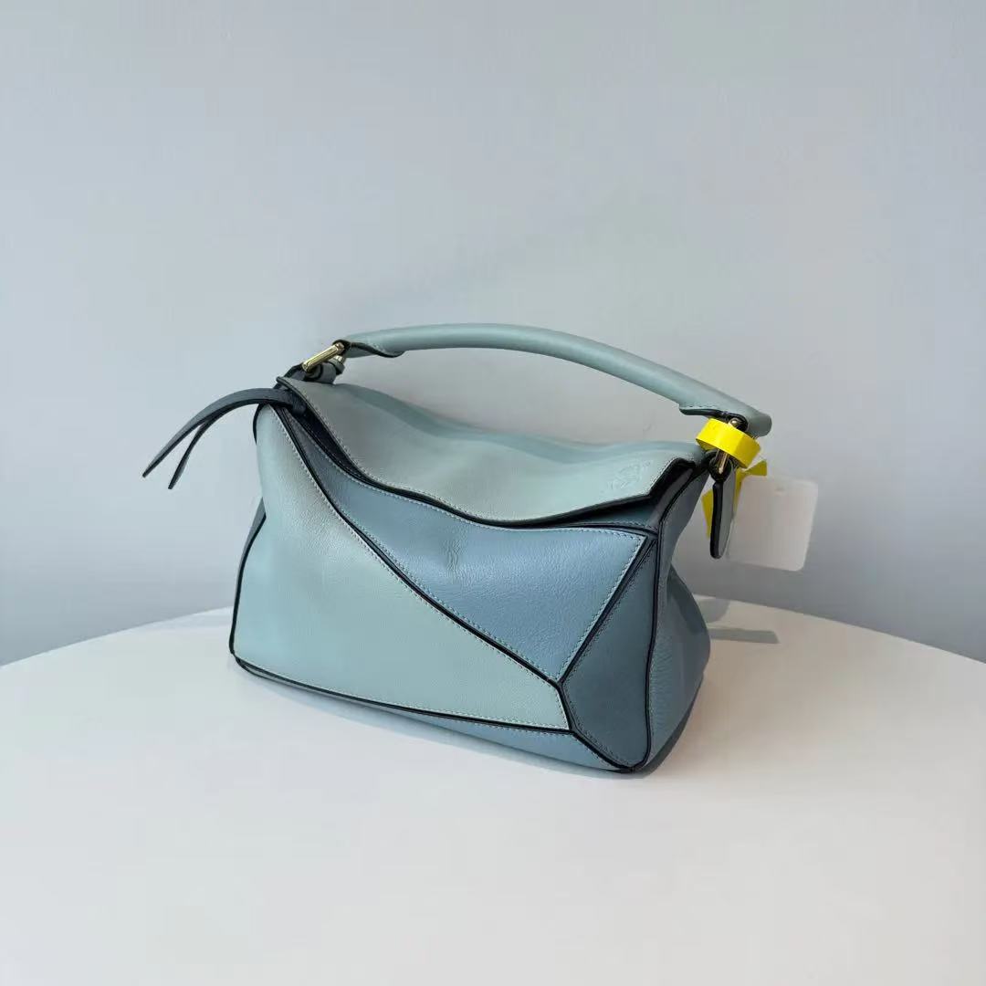 【#496】Pre-owned Loewe Puzzle Small Size Calfskin Tote Bags BJ110990406 