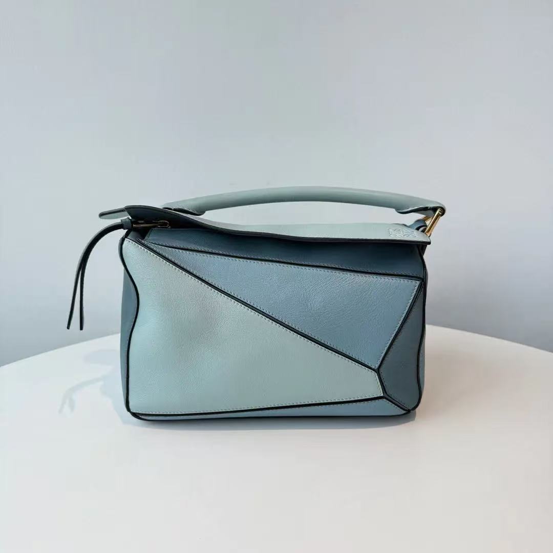 【#496】Pre-owned Loewe Puzzle Small Size Calfskin Tote Bags BJ110990406 