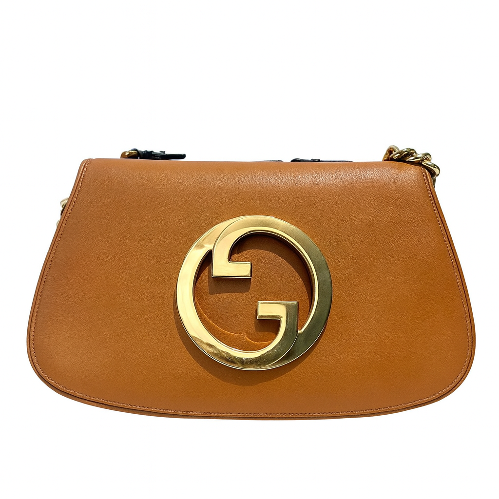 【#475】Pre-owned GUCCl Blondie Calfskin Shoulder Bag BJ1102304050