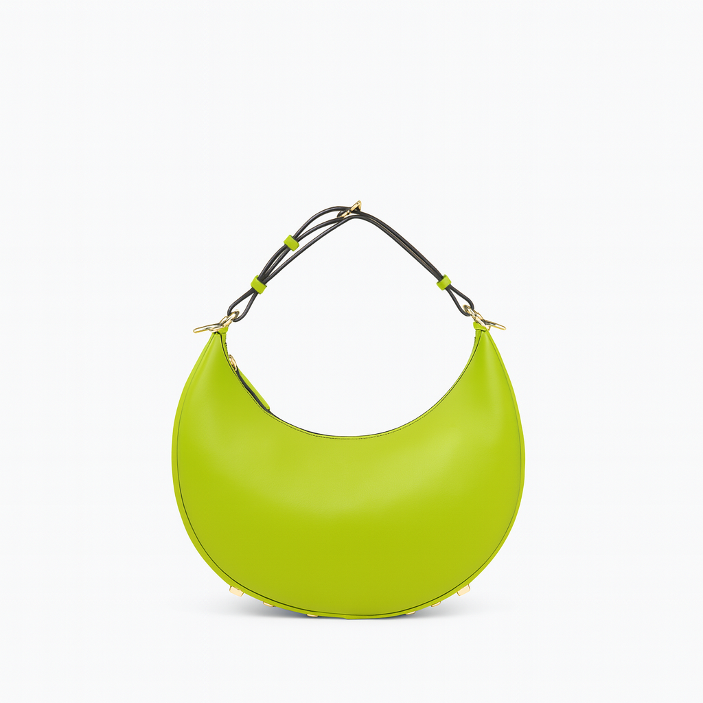 【#495】Pre-owned FENDl Fendigraphy Small Size Calfskin Shoulder Bags BJ110220406