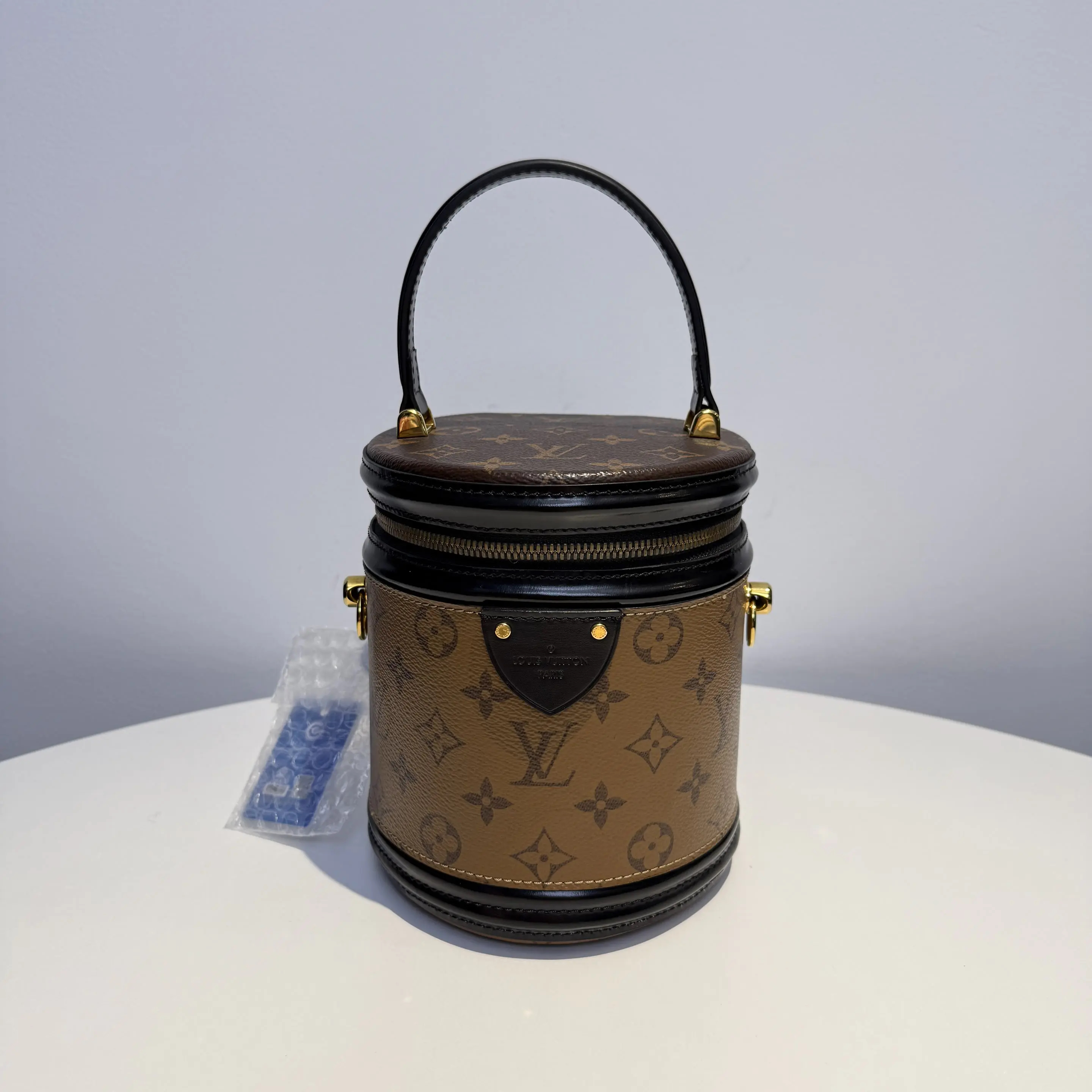 【#528】Pre-owned Louis Vuitton Cannes Micro Chip PM Size Shoulder Bag Canvas&Calfskin  BJ11021L0409