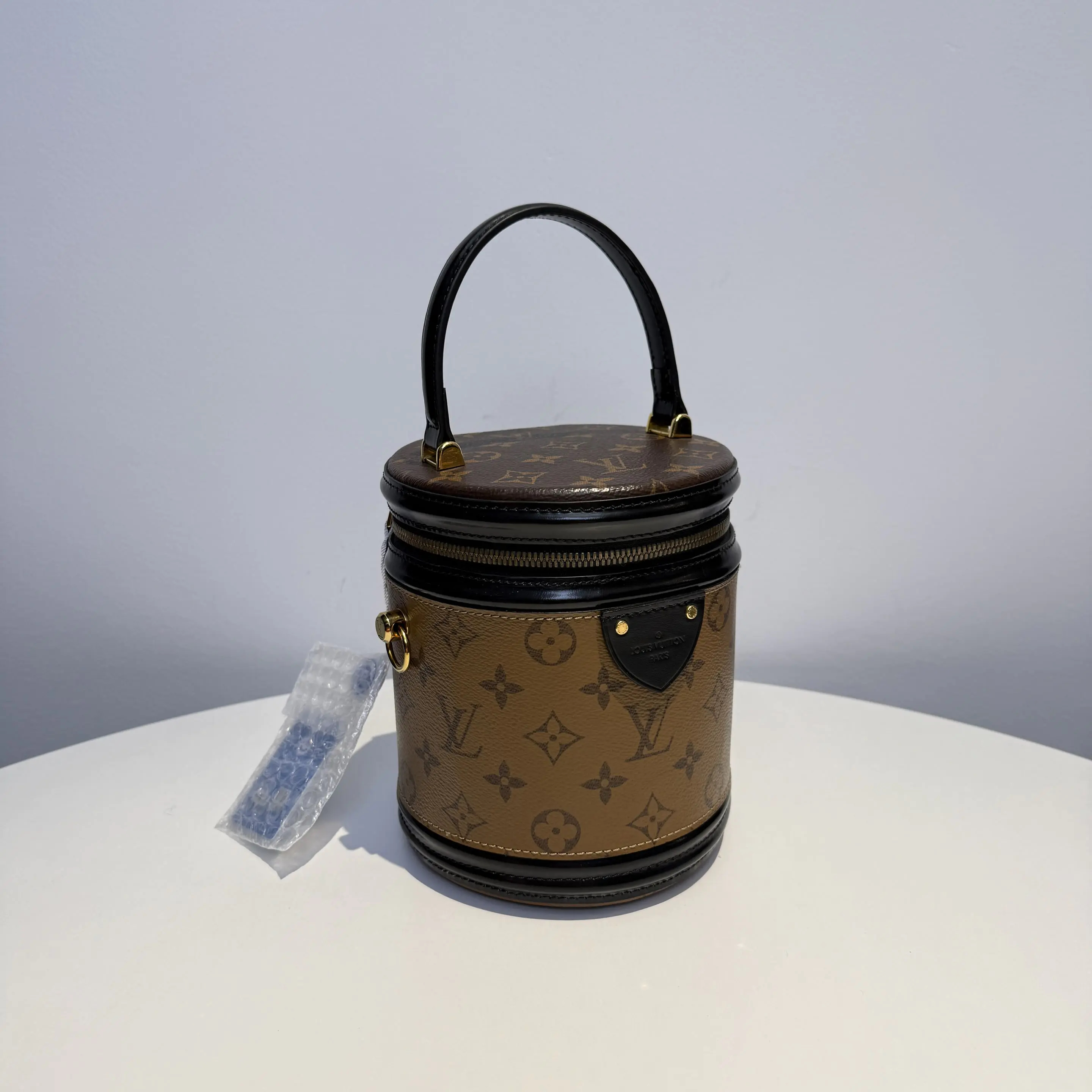 【#528】Pre-owned Louis Vuitton Cannes Micro Chip PM Size Shoulder Bag Canvas&Calfskin  BJ11021L0409