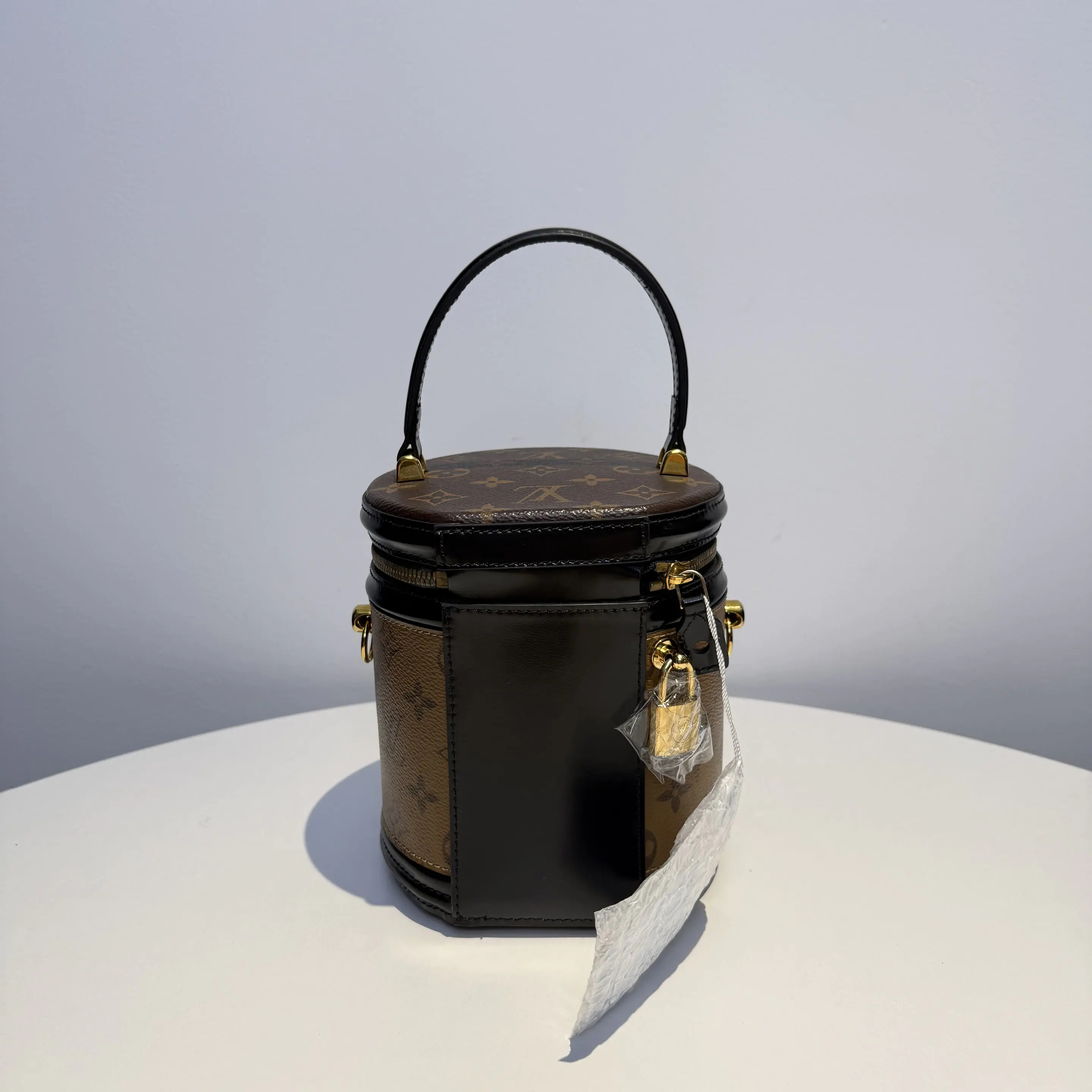 【#528】Pre-owned Louis Vuitton Cannes Micro Chip PM Size Shoulder Bag Canvas&Calfskin  BJ11021L0409