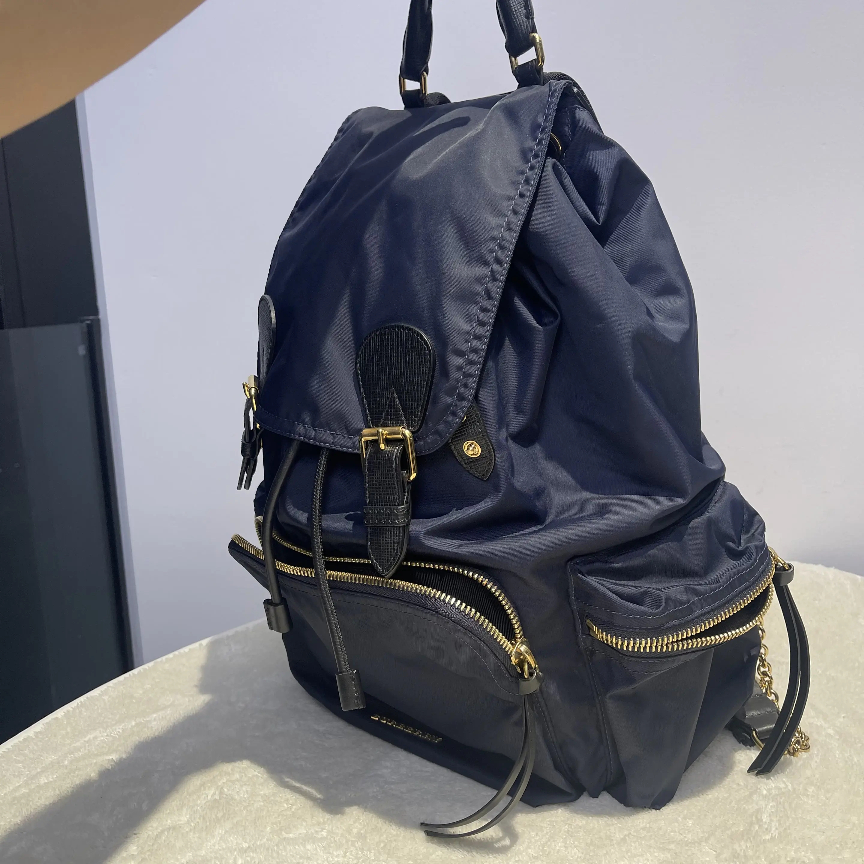 【#449】Pre-owned BURBERRY The Rucksack Large Size Nylon Backpacks BJ1109904028 