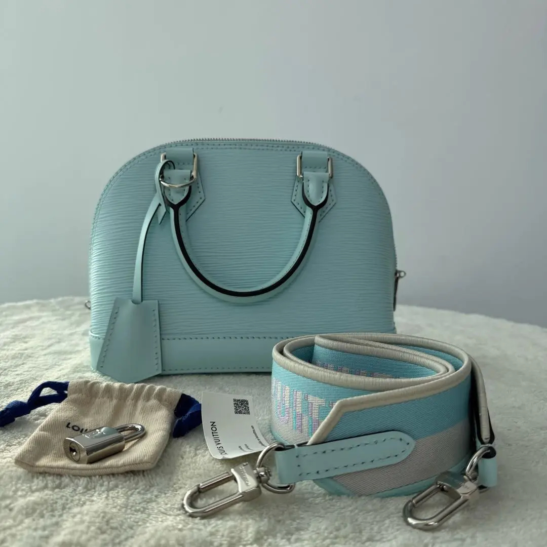 【#514】Pre-owned Louis Vuitton Alma BB Blue EPI Shoulder Bags BJ110MC04075