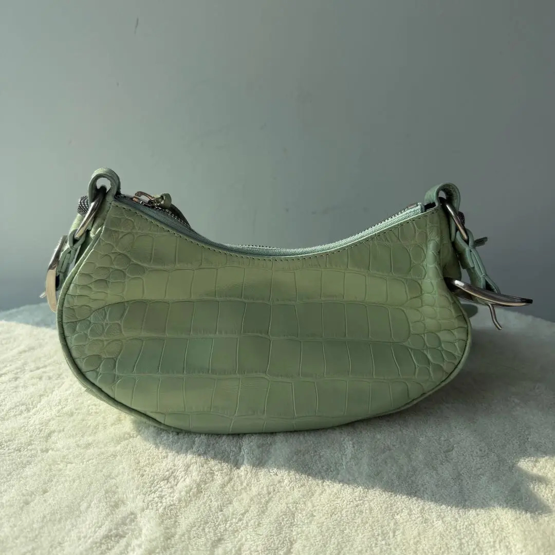【#500】Pre-owned Balenciaga Le Cagole XSGreen Calfskin Shoulder Bags  BJ1109904065