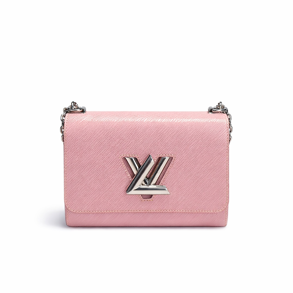 【#582】Pre-owned Louis Vuitton Twist Pink Calfskin Shoulder Bag BJ110180407