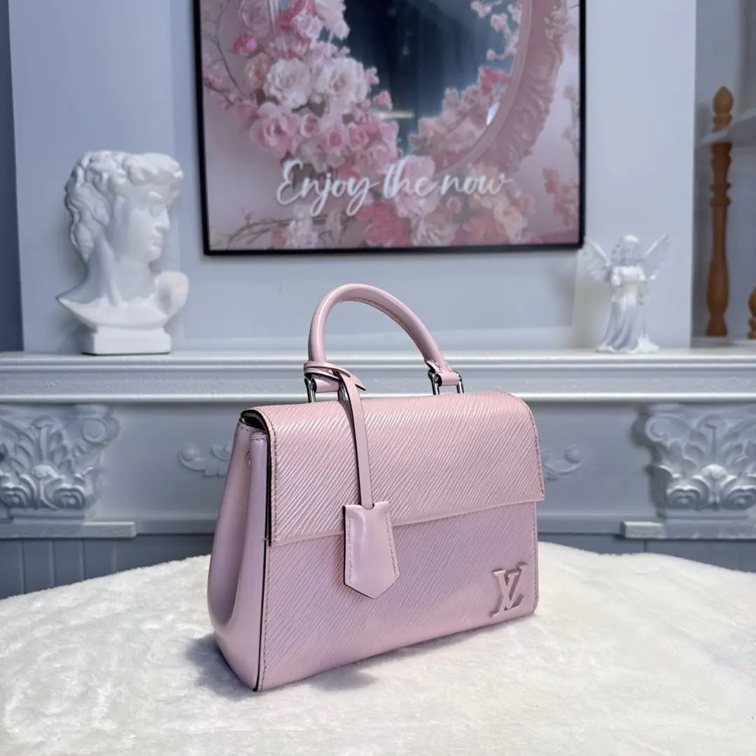 【#508】Pre-owned Louis Vuitton Twist Medium Pink Calfskin EPI Shoulder Bags BJ110180407 