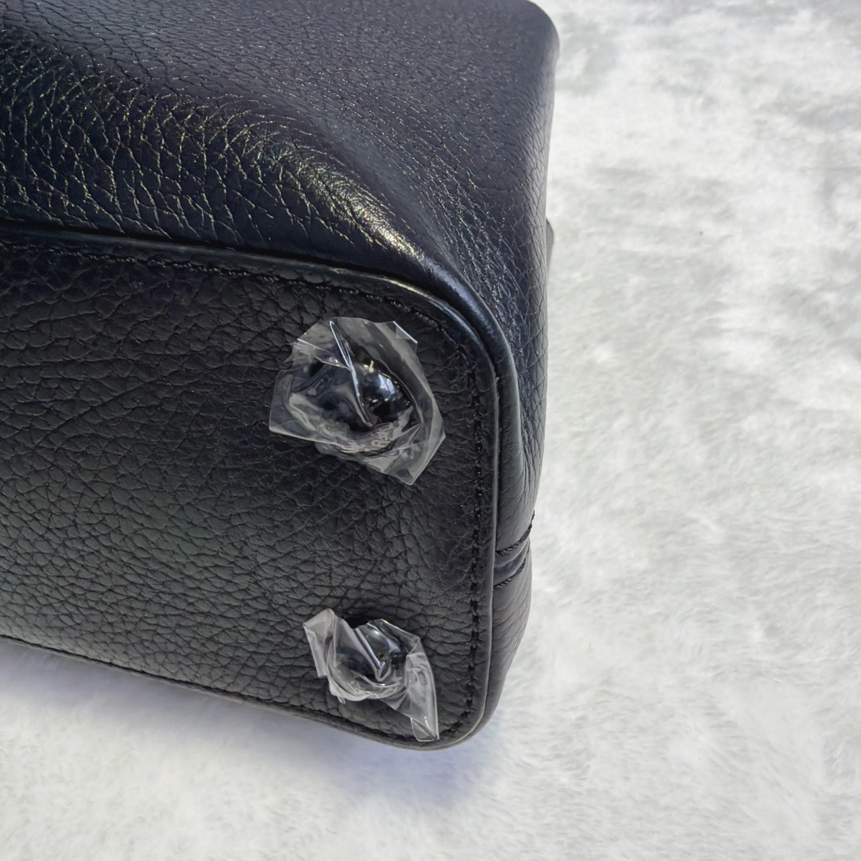 【#548】 Pre-owned Louis Vuitton Capucines BB Black Calfskin Tote Bag  BJ11018050135