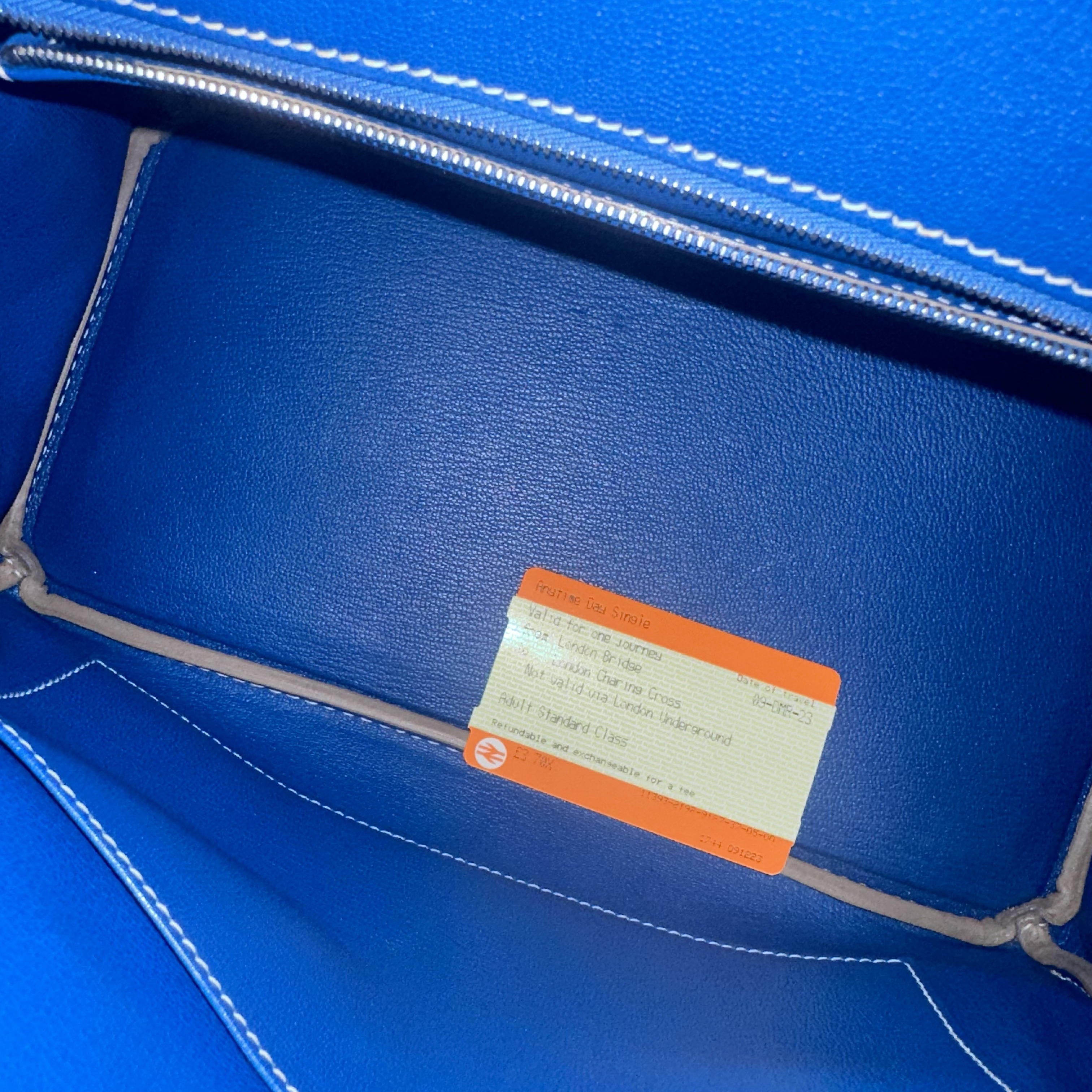 【#569】Pre-owned Hermes Birkin 30 Blue Epsom M 2011 