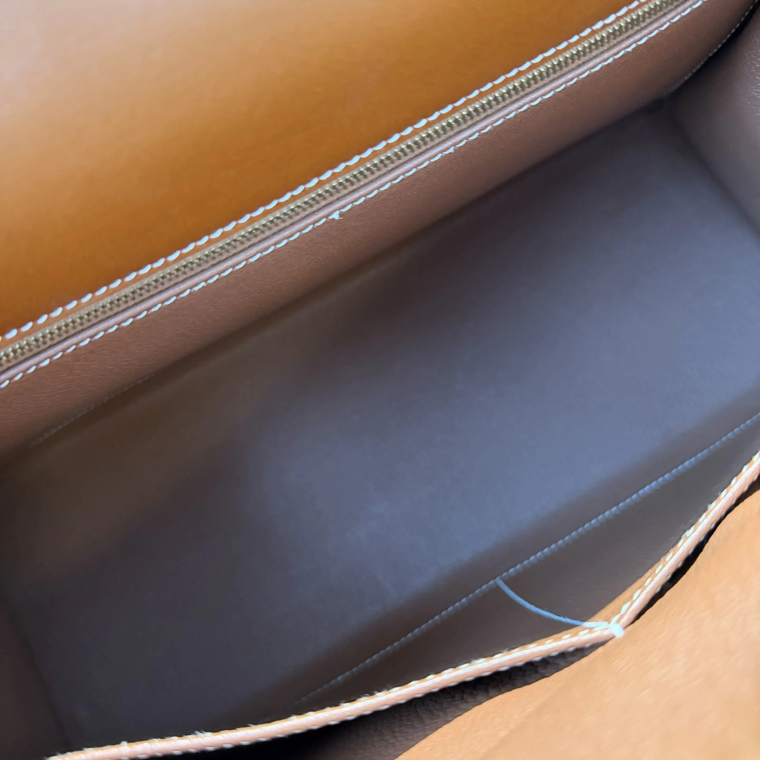 【#572】Pre-owned Hermes Kelly 35 Brown(37) Square Q Gold Hardware BJ11013050485