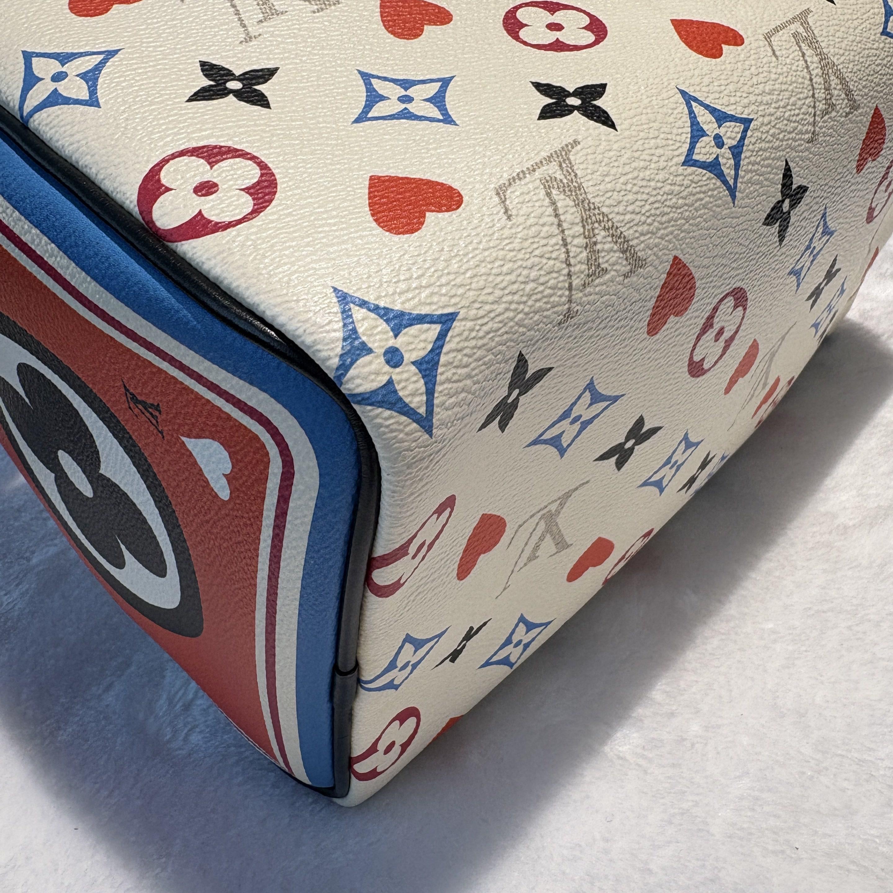 【#590】Pre-owned LouisVuitton Speedy 25 Game On Canvas Shoulder Bag BJ110210409 