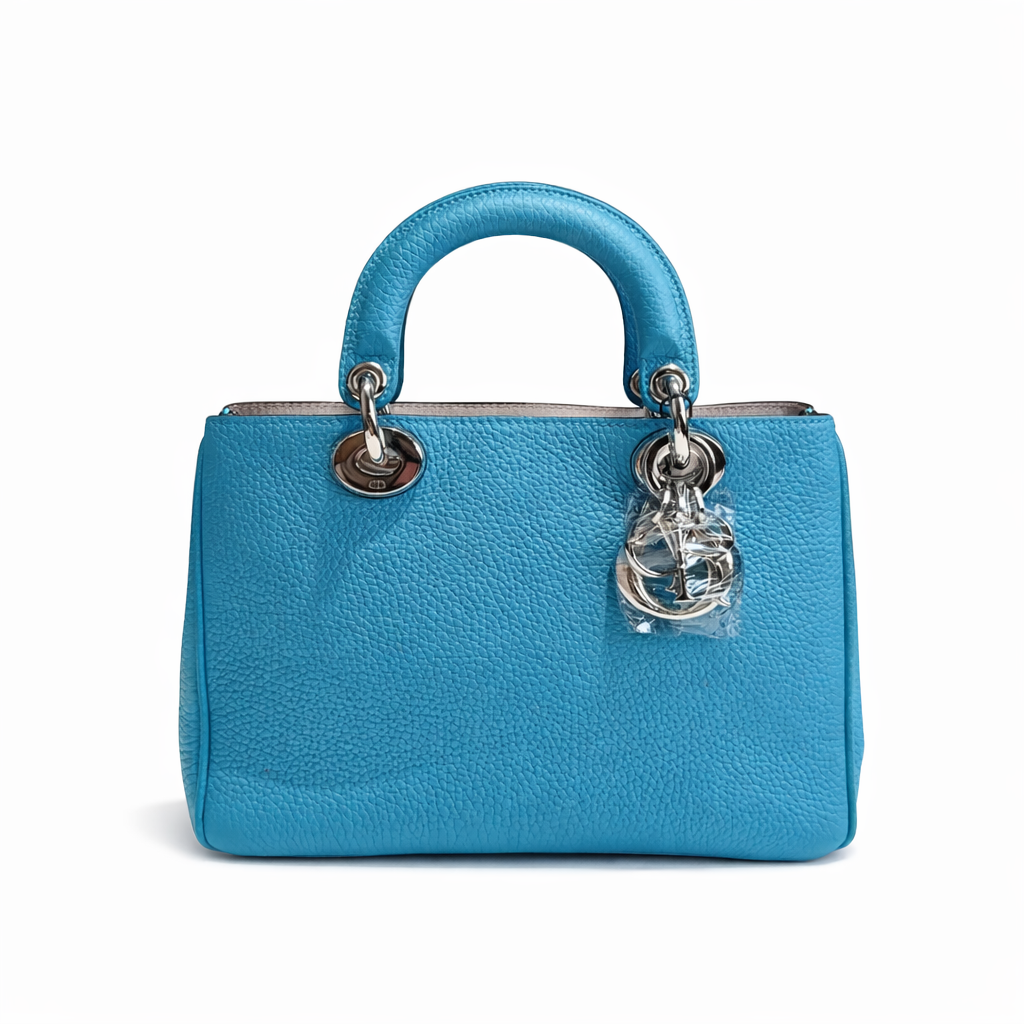 【#702】Pre-owned Dior Diorissimo Calfskin Small size Silver Hardware Crossbody Bag BJ1109904043