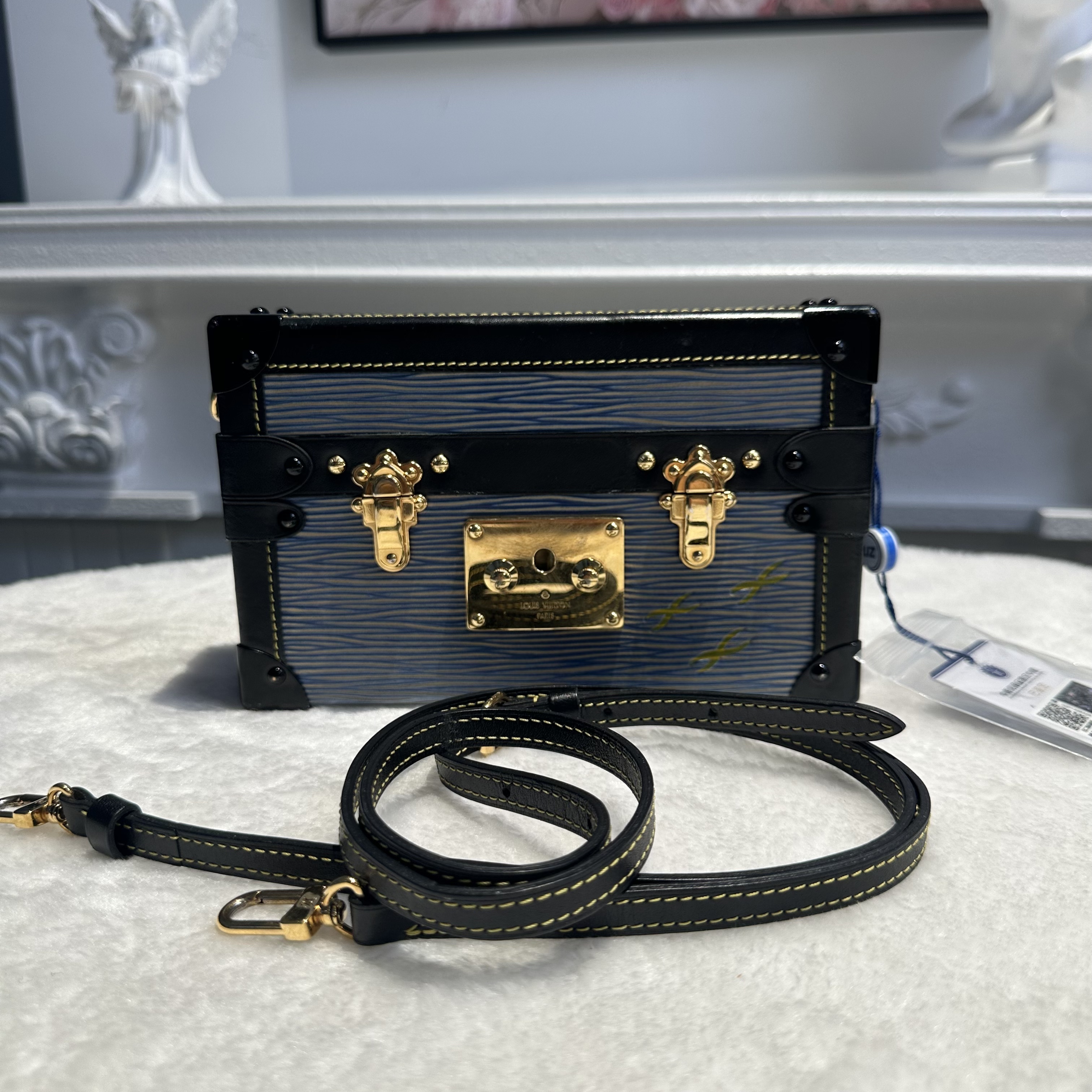 【#779】Pre-owned Louis Vuitton Petite Malle Epi Shoulder Bag BJ1109904060