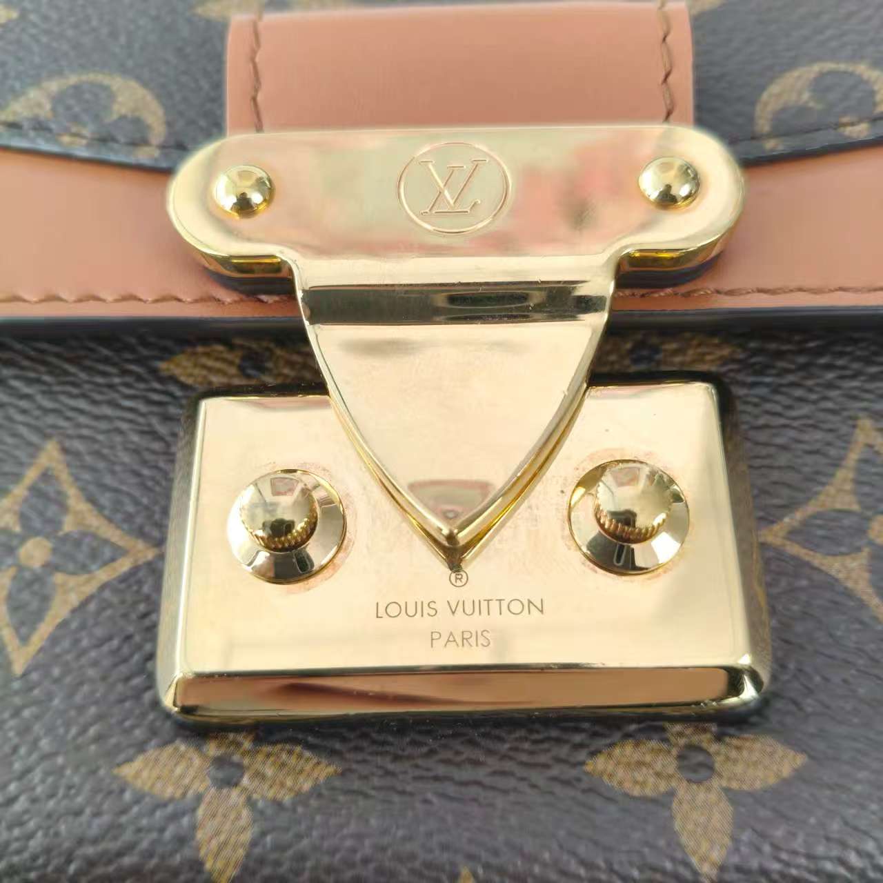 【#748】Pre-owend Louis Vuitton Marceau Brown Monogram Calfskin Shoulder Bag BJ1109904099