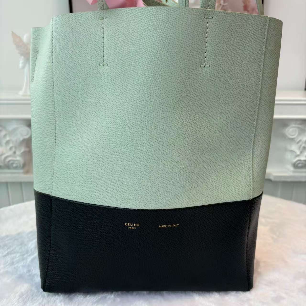 【#694】Pre-owned Celine Cabas Small size Calfskin HandBag BJ1109904020