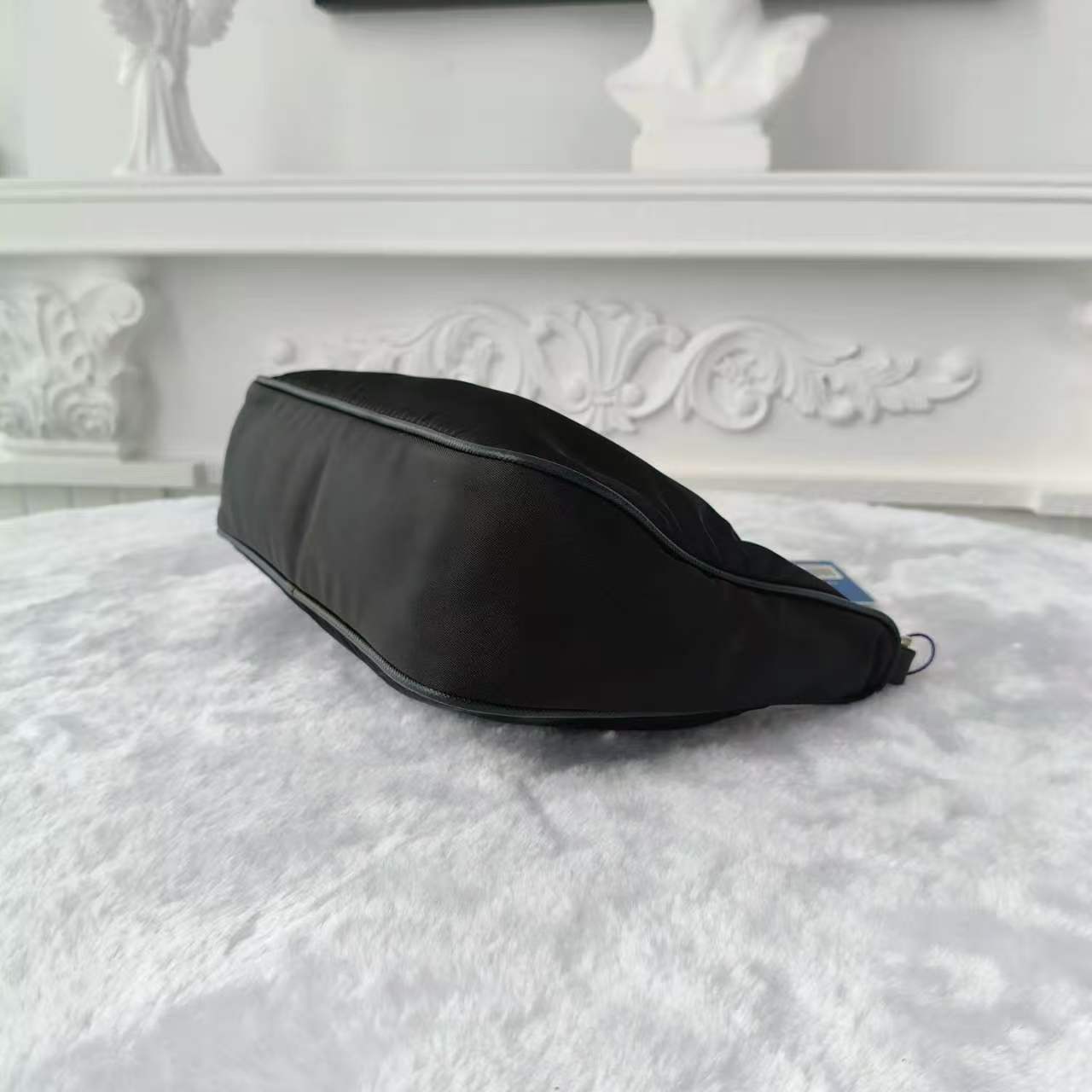 【#761】Pre-owned Prada Re-Edition Mini Nylon Black Shoulder Bag BJ1109904052