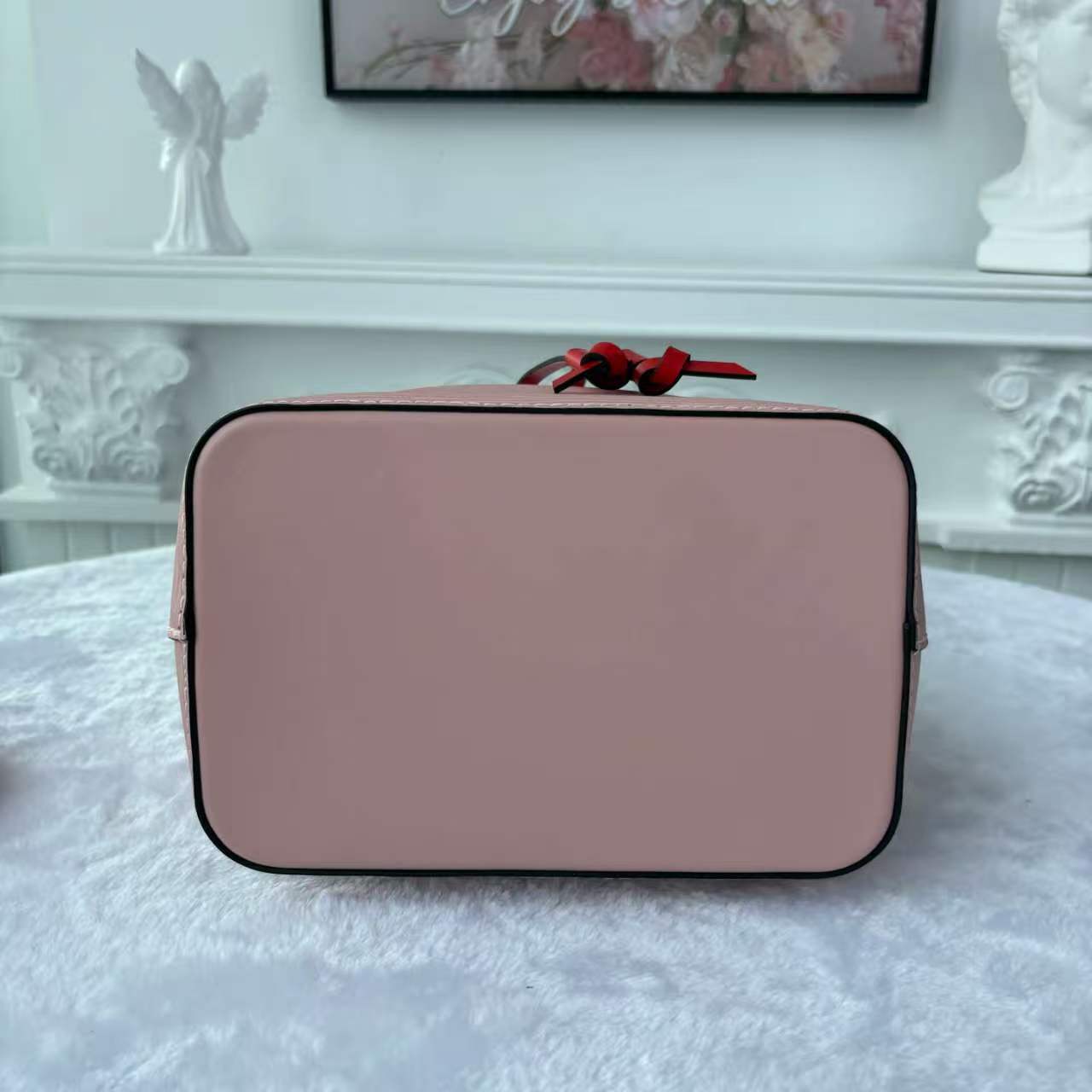 【#751】Pre-owned Louis Vuitton Neonoe Pink&Red Epi Calfskin BB Shoulder Bag BJ1109904053