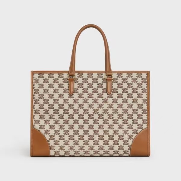 【#591】Pre-owned Celine Cabas Tote Triomephy Monogram Canvas BJ110990406