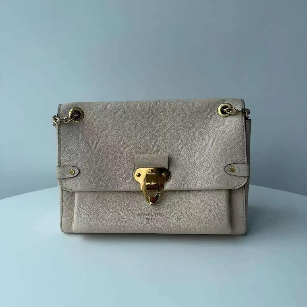 【#794】Pre-owned Louis Vuitton Vavin White Small Canvas Crossbody Bag BJ1101904052