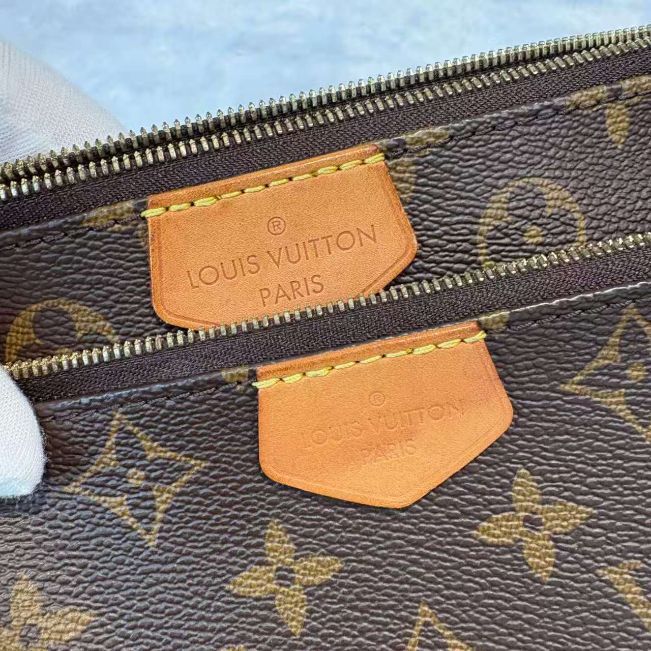 【#724】Pre-owned Louis Vuitton Multi Pochette Accessories  Monogram Pinkstrap Calfskin Shoulder Bag BJ1102104078