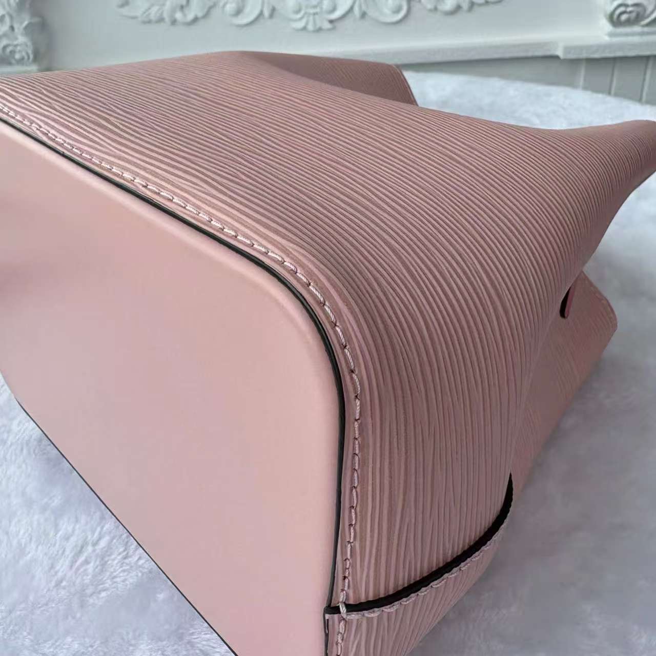 【#751】Pre-owned Louis Vuitton Neonoe Pink&Red Epi Calfskin BB Shoulder Bag BJ1109904053