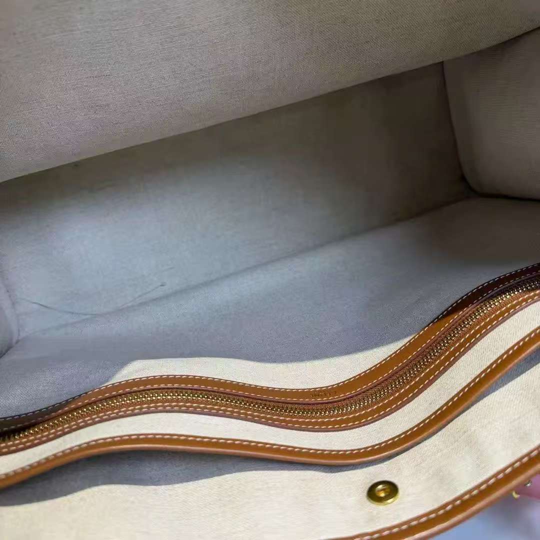 【#591】Pre-owned Celine Cabas Tote Triomephy Monogram Canvas BJ110990406