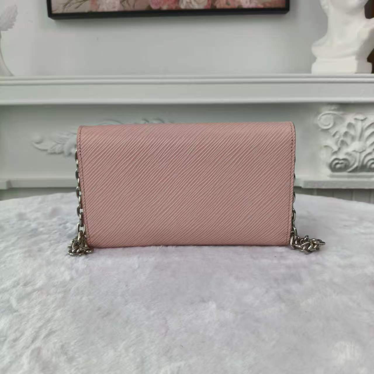 【#746】Pre-owend Louis Vuitton Twist WOC Pink Epi Shoulder Bag BJ1101904045