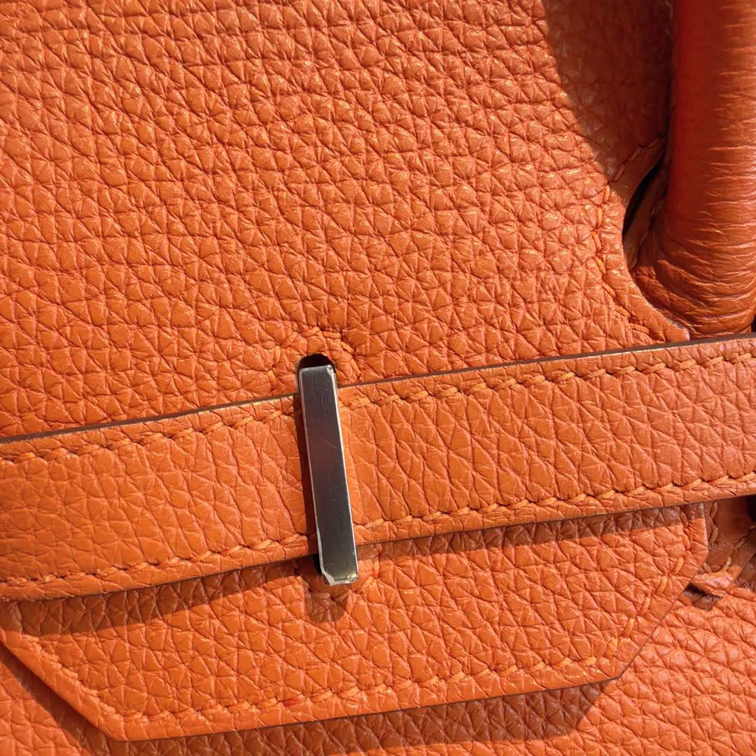 【#575】Pre-owned Hermes Birkin 35 Orange (93) Togo Leather Golden Hardware P BJ1109905042【Final Payment 5000/6600】