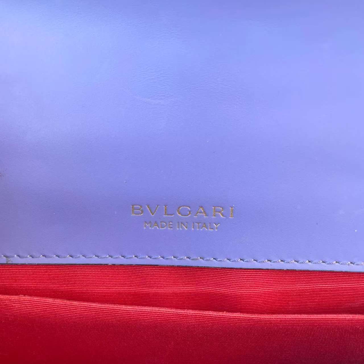 【#741】Pre-owned BVLGARI Serpenti Forever Purple Calfskin Shoulder Bag BJ1109904045