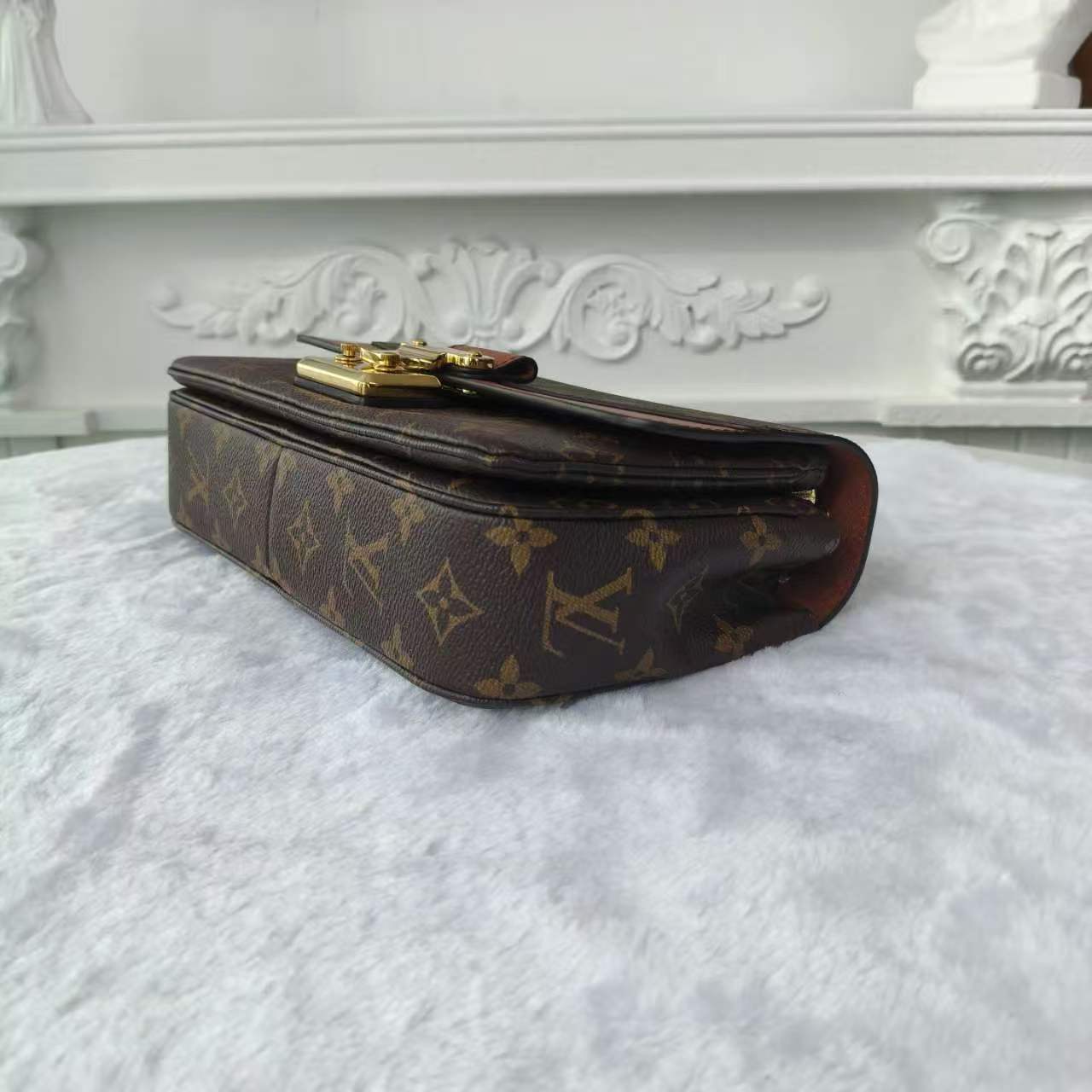 【#748】Pre-owend Louis Vuitton Marceau Brown Monogram Calfskin Shoulder Bag BJ1109904099