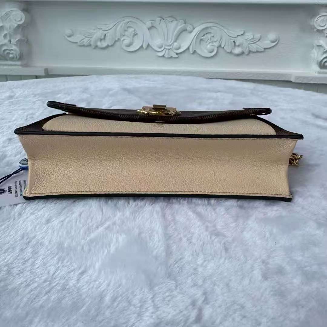 【#756】Pre-owned Louis Vuitton Vavin Damier Canvas&Calfskin WOC Crossbody Bag BJ1109904050