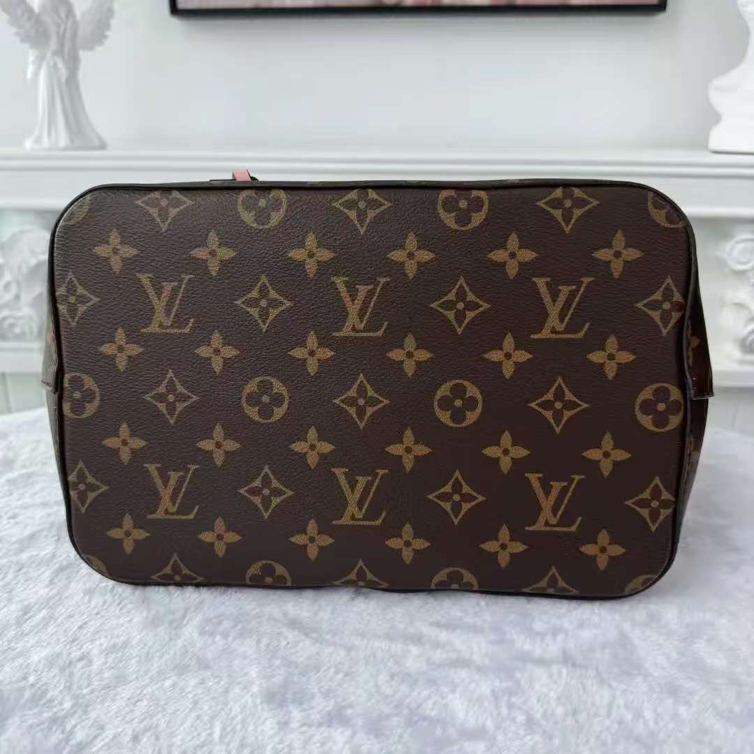 【#752】Pre-owned Louis Vuitton Neonoe Pink Monogram Canvas Medium Shoulder Bag BJ1101704085