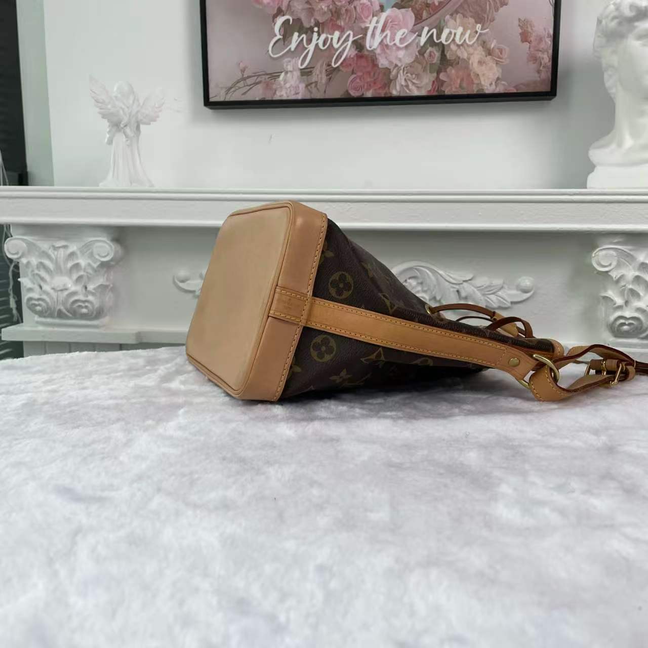 【#731】Pre-owned Louis Vuitton Noe Brown Monogram Canvas BB Crossbody Bag BJ1109904072