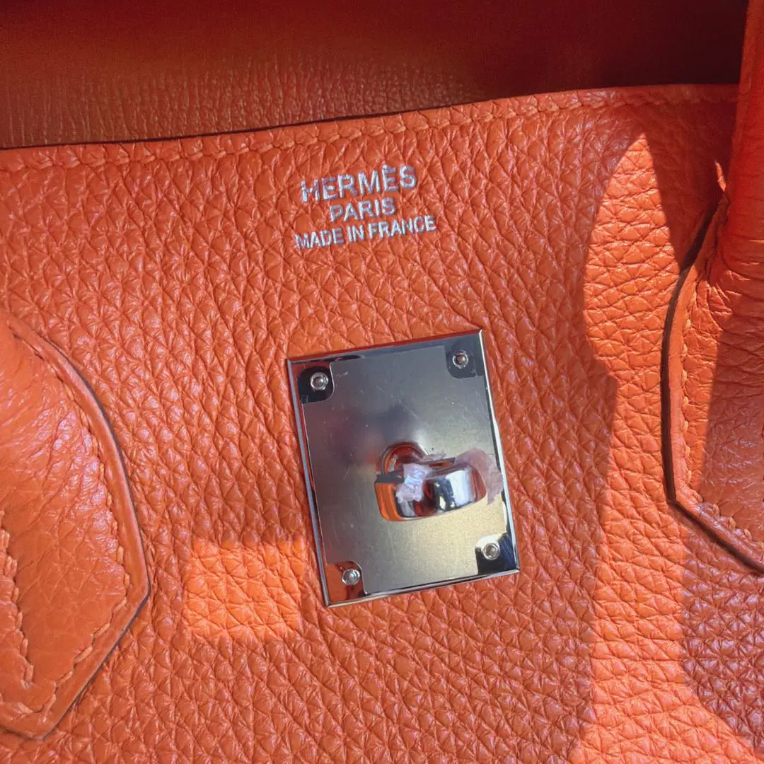 【#575】Pre-owned Hermes Birkin 35 Orange (93) Togo Leather Golden Hardware P BJ1109905042【Final Payment 5000/6600】