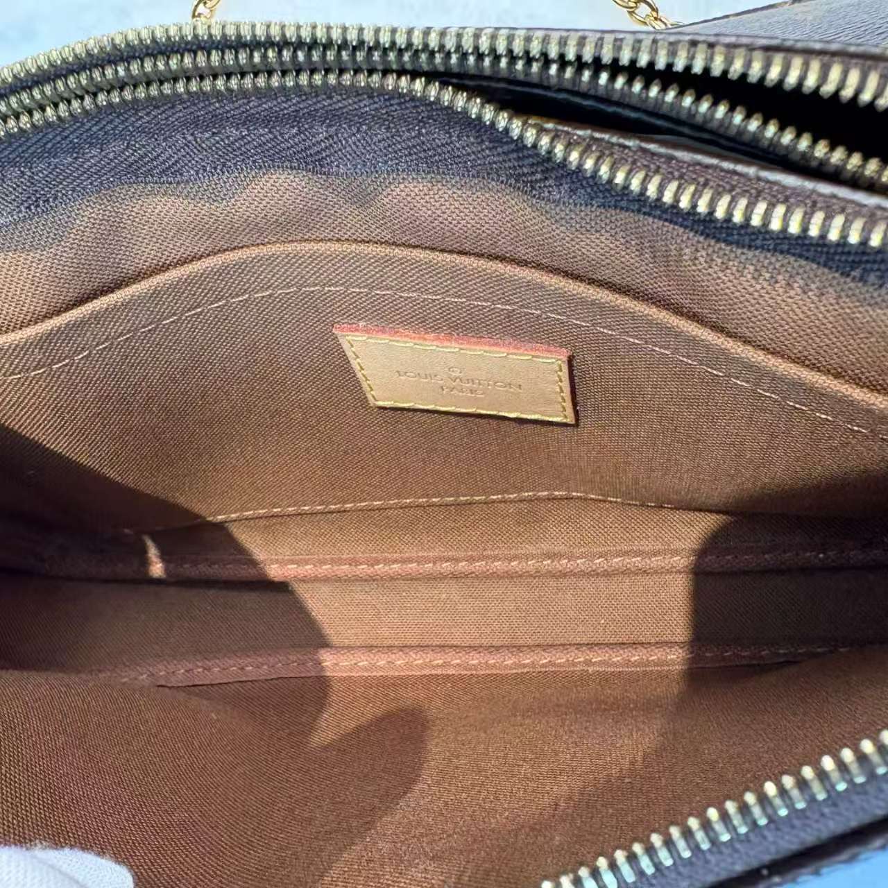 【#724】Pre-owned Louis Vuitton Multi Pochette Accessories  Monogram Pinkstrap Calfskin Shoulder Bag BJ1102104078