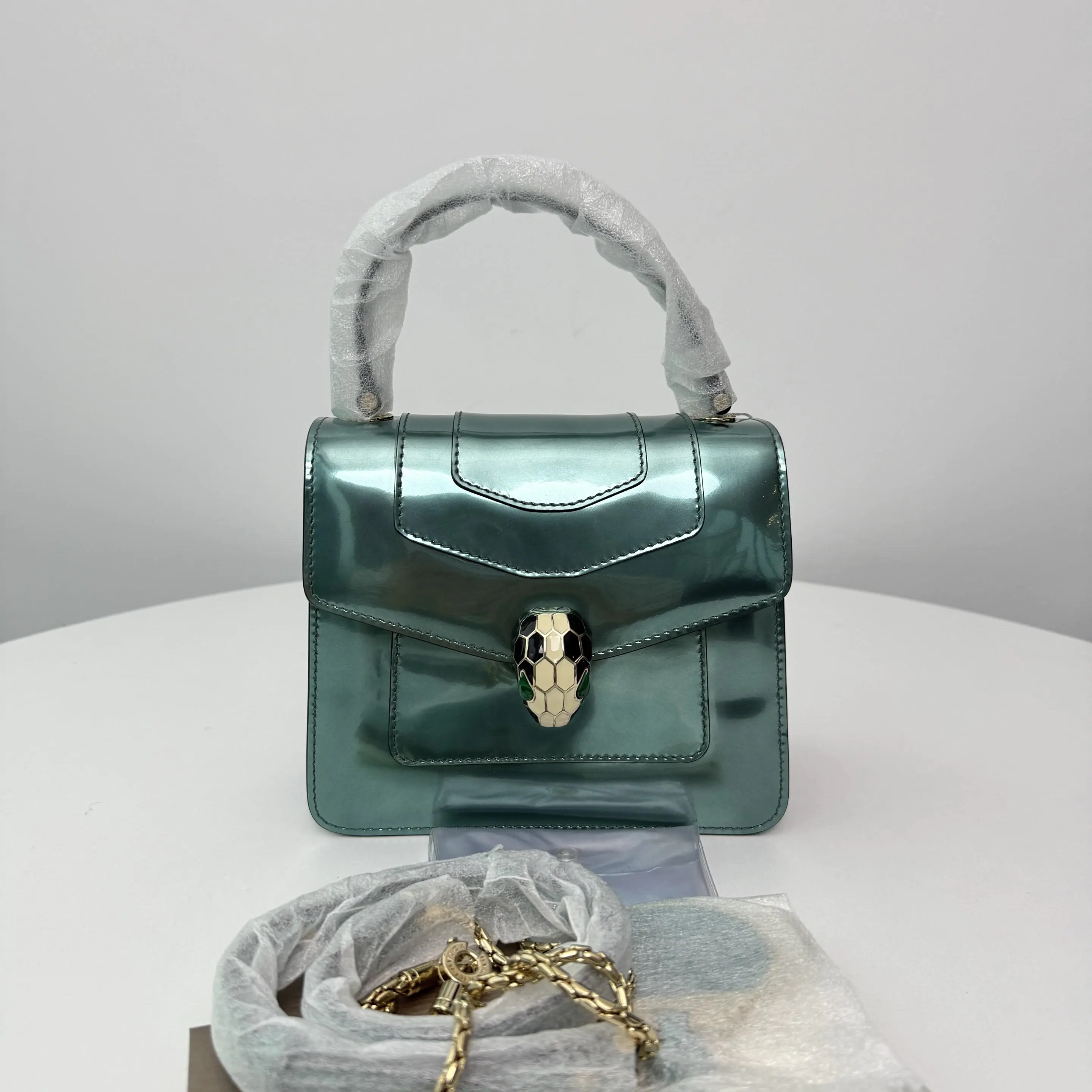 [#659]Pre owned Bvlgari Serpenti Forever BJ110&04045