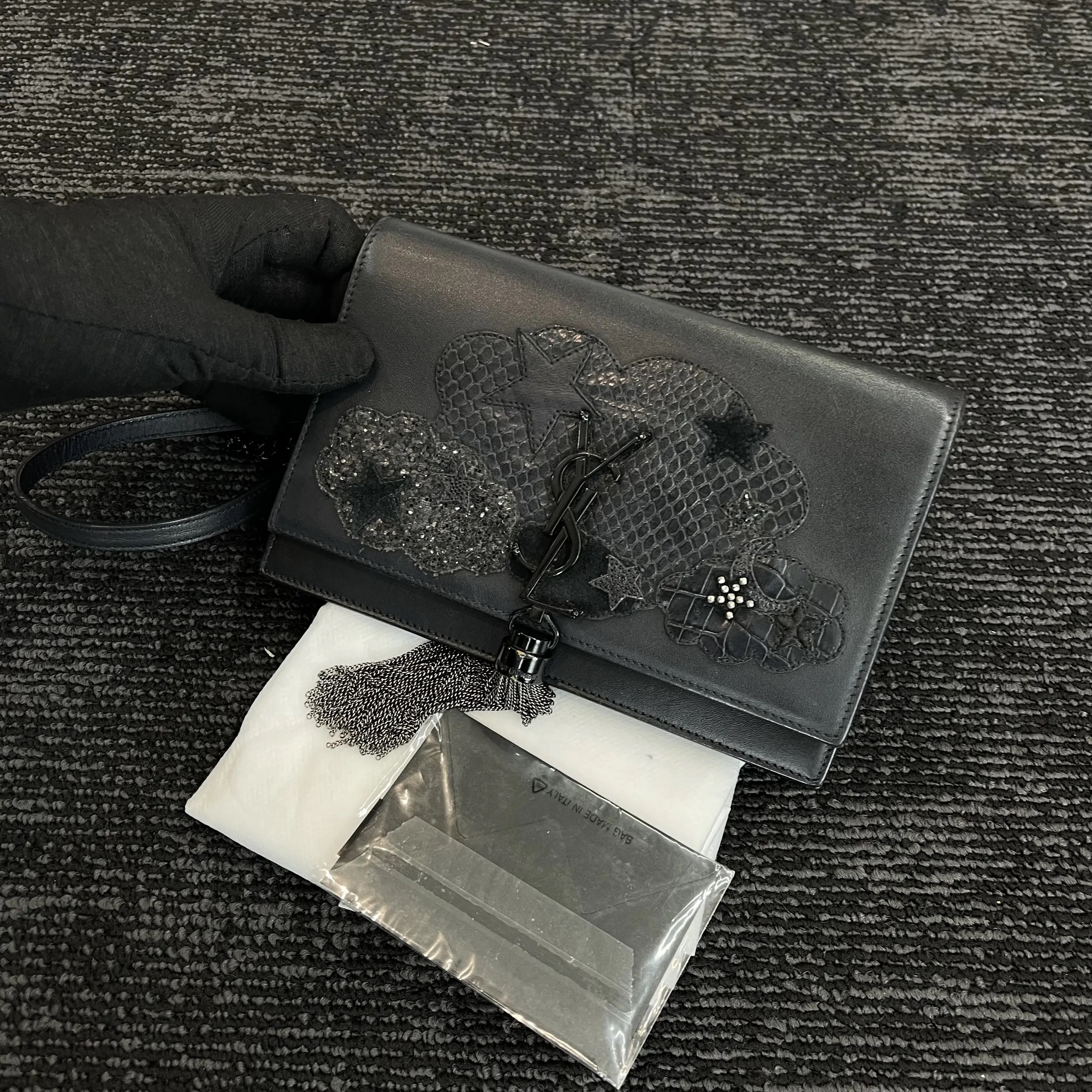 [#654]Pre owned YSL Kate BJ110&04026