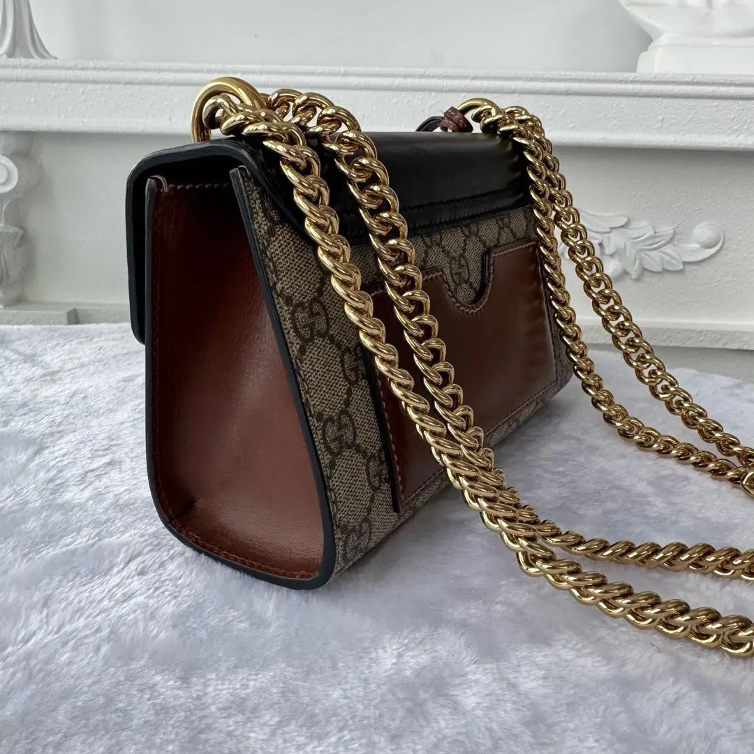 [#717]Pre owned Gucci Padlock Small size BJ110&04035