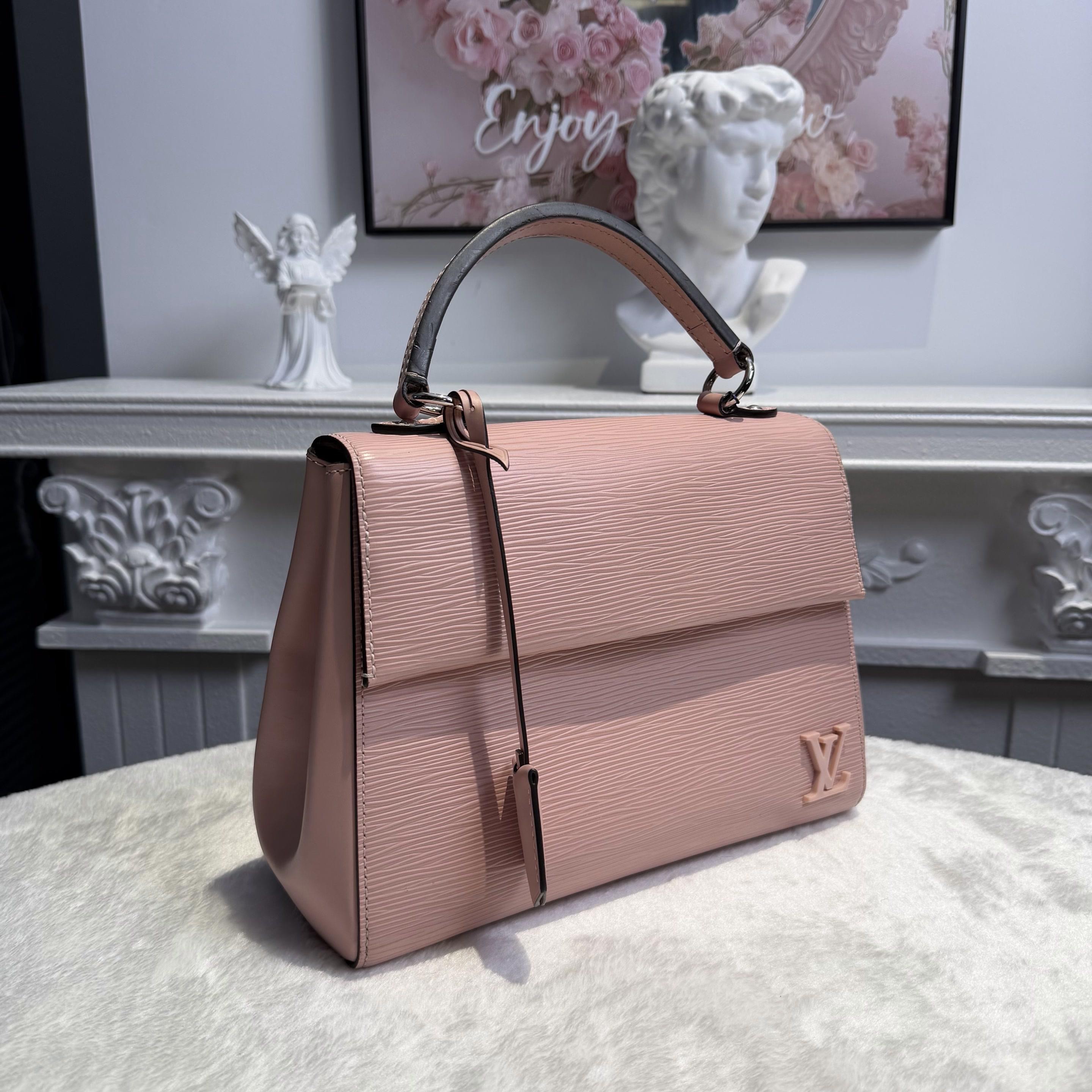 【#634】Pre-owned Louis Vuitton Cluny Pink EPI Calfskin BB Crossbody Bag BJ110MC04055