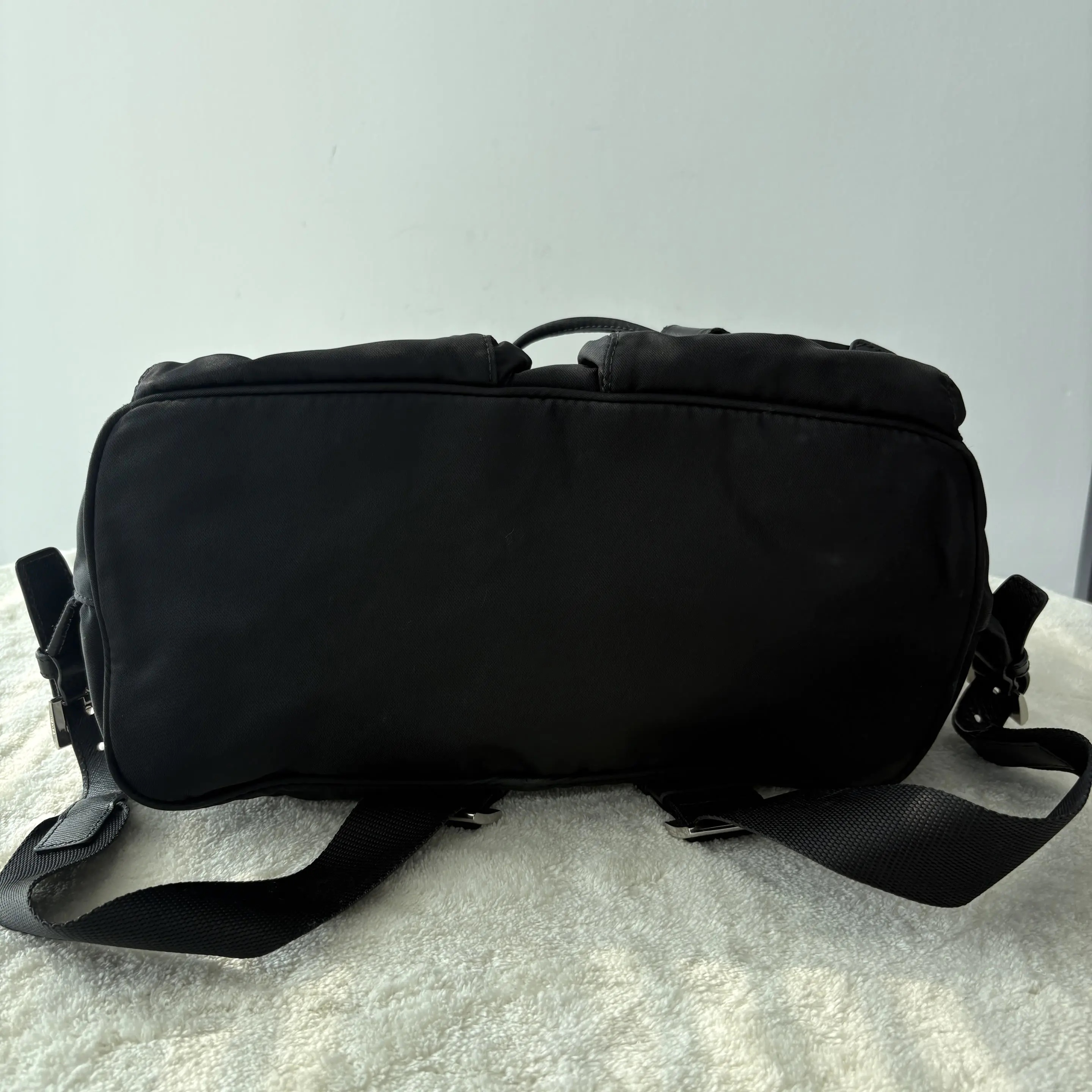 [#688]Pre owned Prada Nylon Backpack Small BJ110&04030