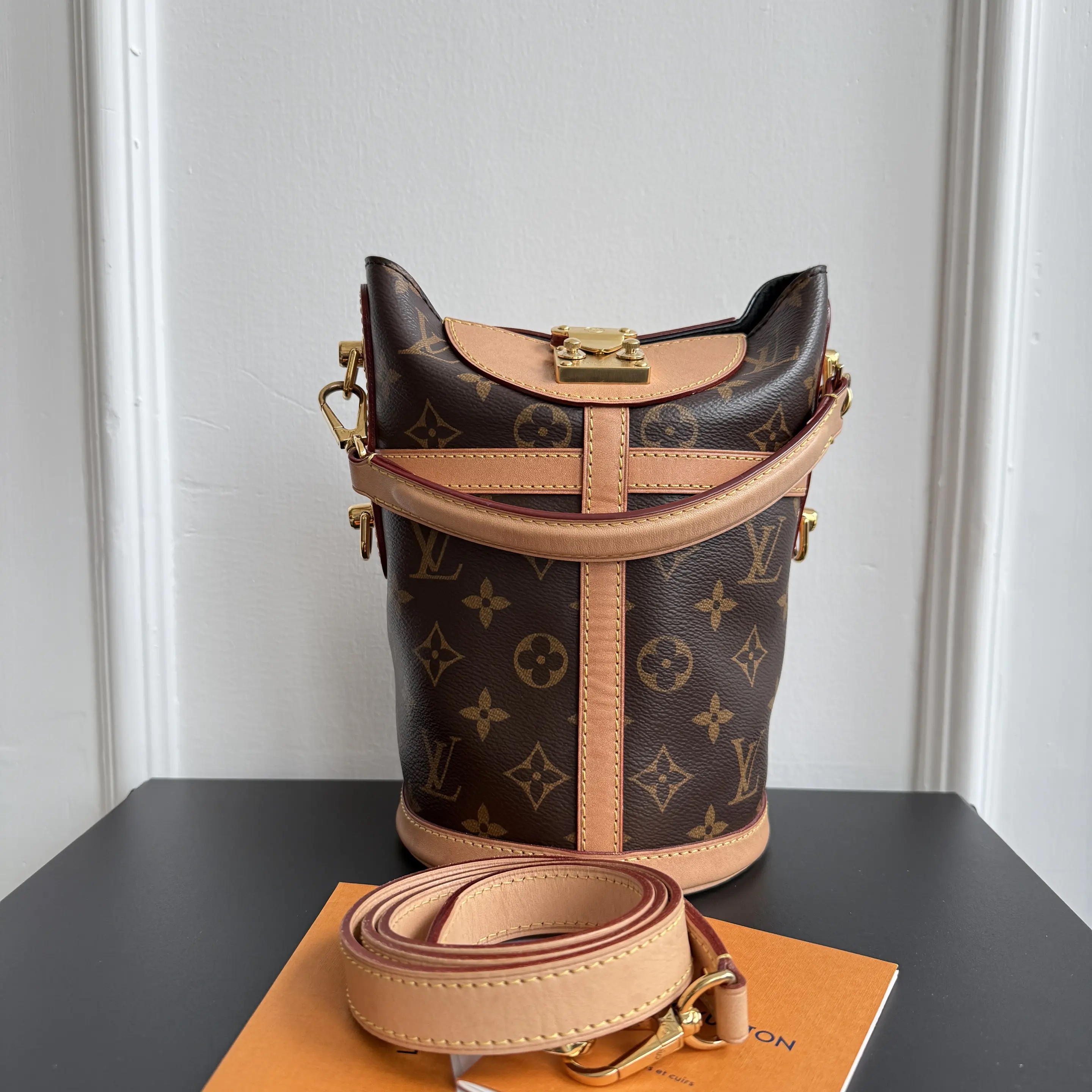 [#648]Pre owned Louis Vuitton Duffle Monogram BJ110&04065