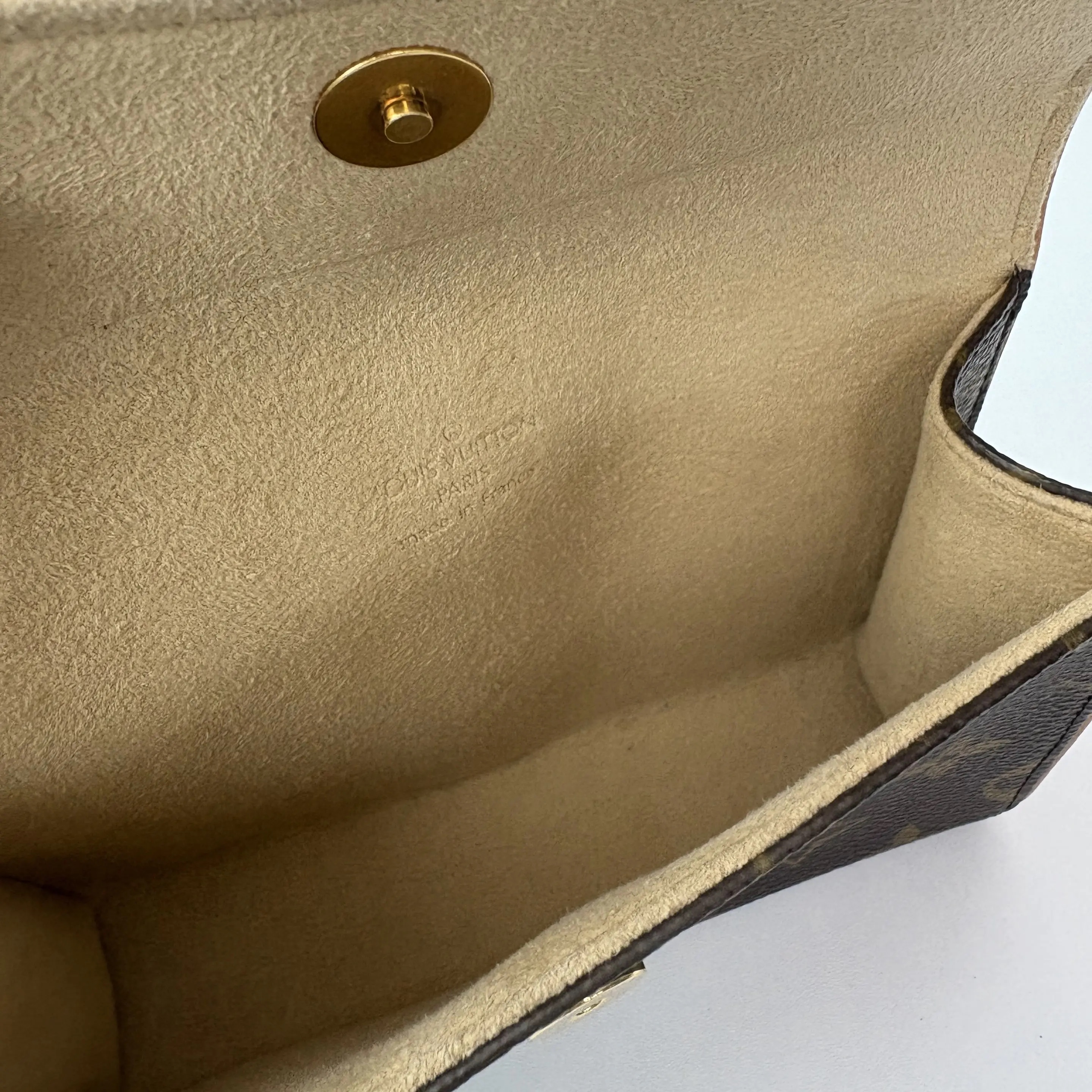 [#660]Pre owned Louis Vuitton Pochette Florentine BJ110&04028