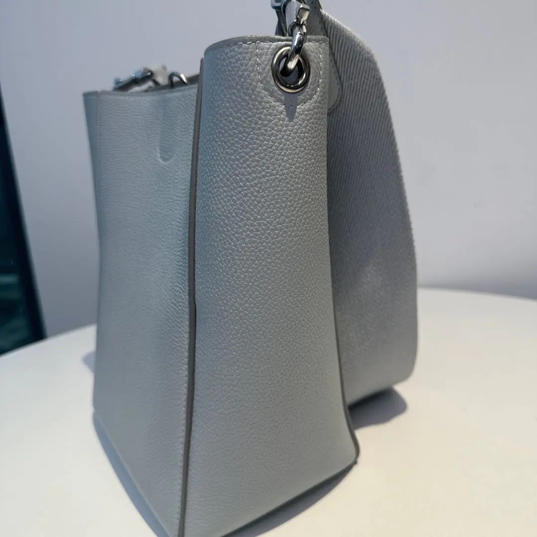 [#657]Pre owned Celine Sangle caviar Calfskin BJ110&04032