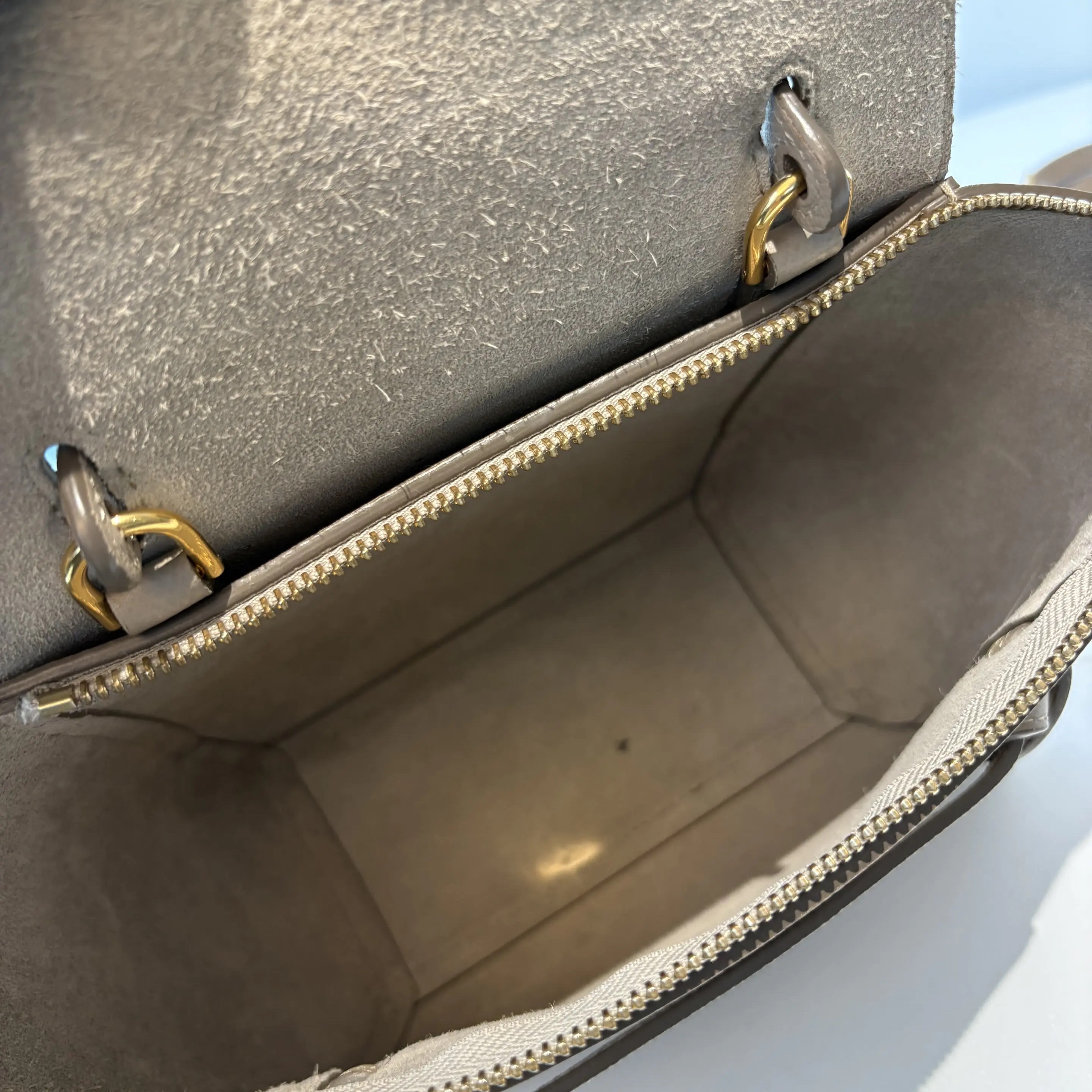 [#651]Pre owned Celine Belt Bag Nano BJ110&04045