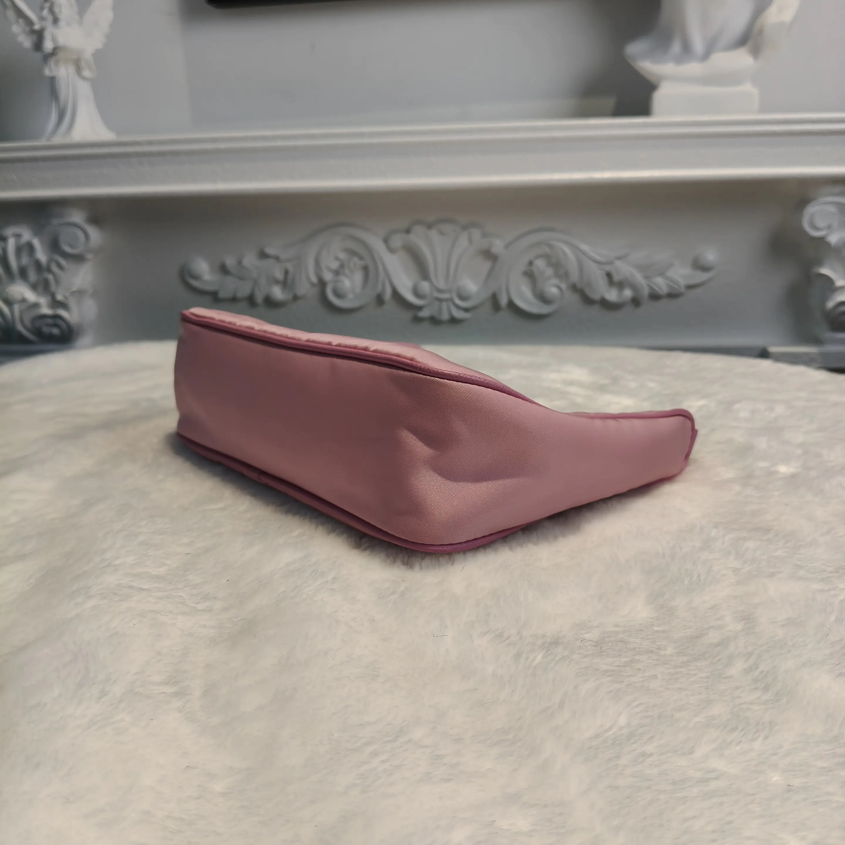 [#707]Pre owned Prada Hobo Nylon mini Crossbody bag BJ110&04055