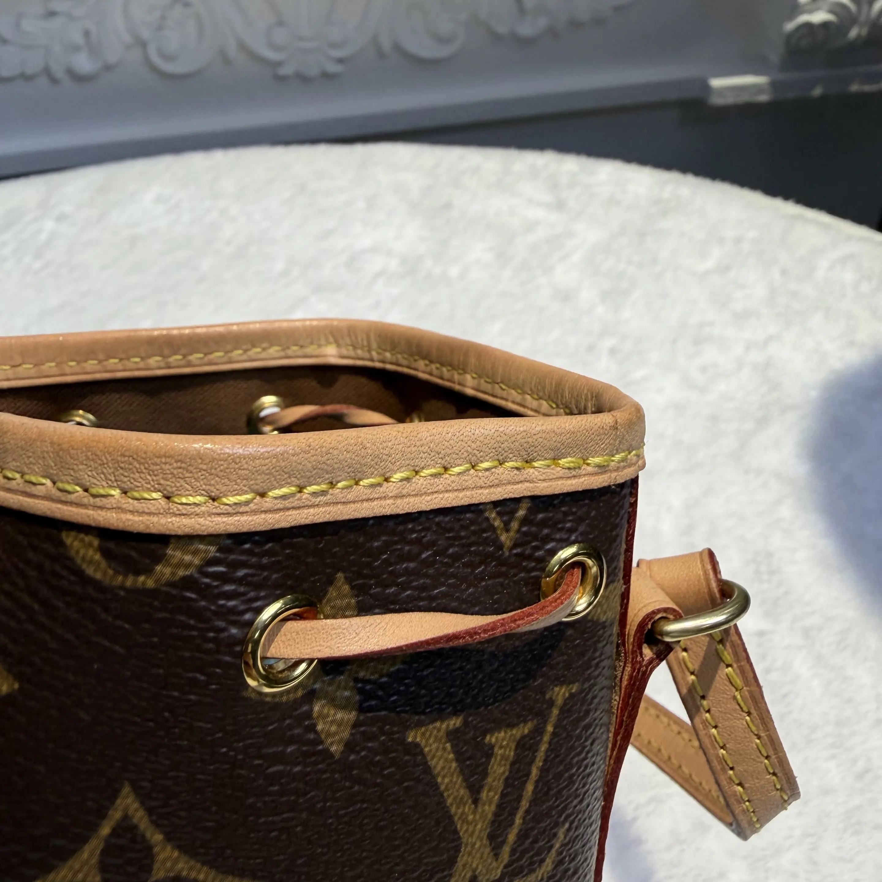 [#610]Pre owned Noe Brown Monogram canvas Nano BJ1102004066