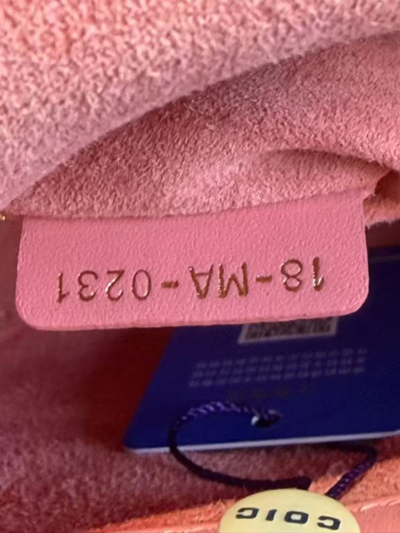 【#554】Pre-owned Dior Lady Dior Mini Pink Lambskin Shoulder Bag  BJ11021050138